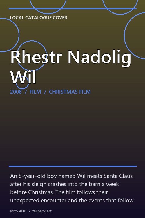 Rhestr Nadolig Wil poster