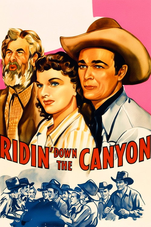 Ridin' Down the Canyon poster