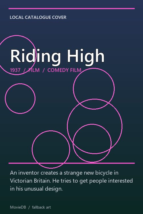 Riding High poster