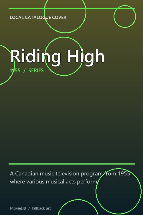 Riding High poster