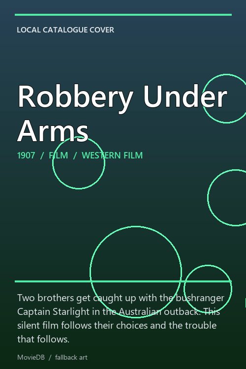 Robbery Under Arms poster