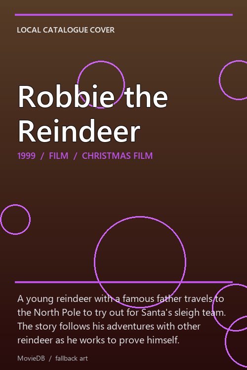 Robbie the Reindeer poster