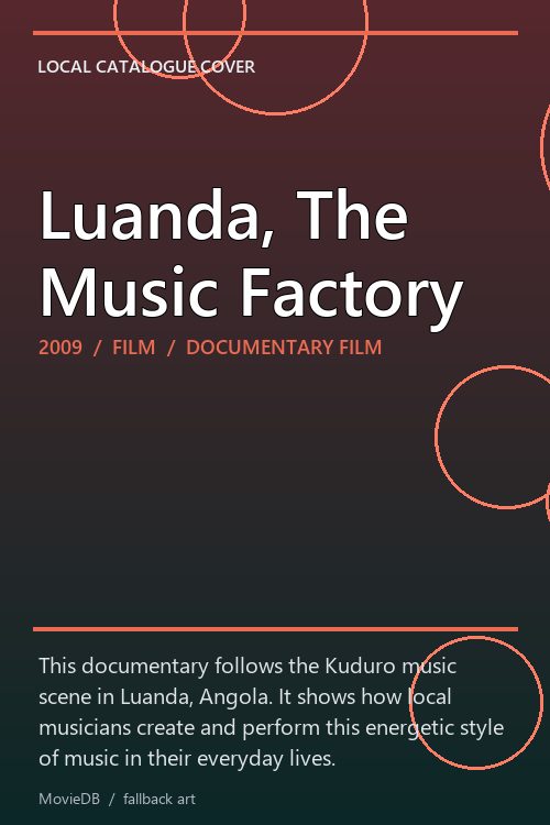 Luanda, The Music Factory poster