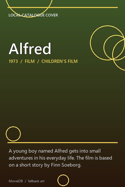 Alfred poster