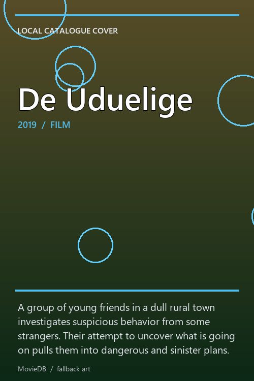 De Uduelige poster