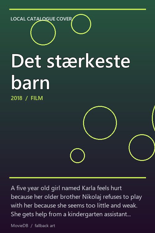 Det stærkeste barn poster