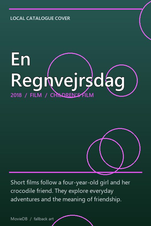 En Regnvejrsdag poster