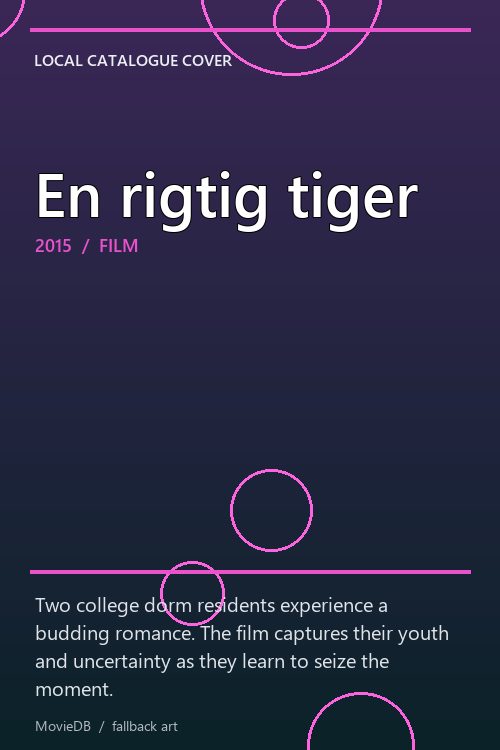 En rigtig tiger poster