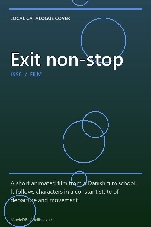 Exit non-stop poster