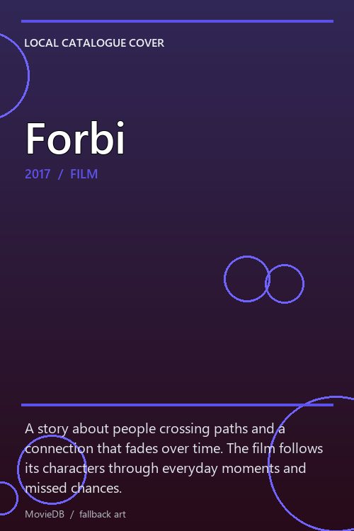 Forbi poster