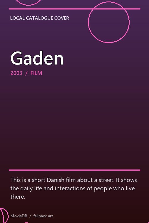 Gaden poster
