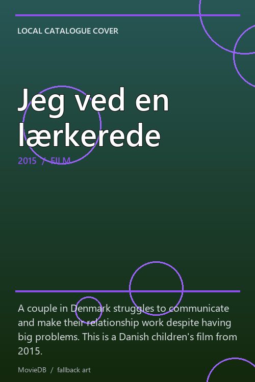 Jeg ved en lærkerede poster