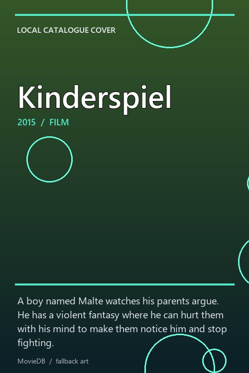 Kinderspiel poster