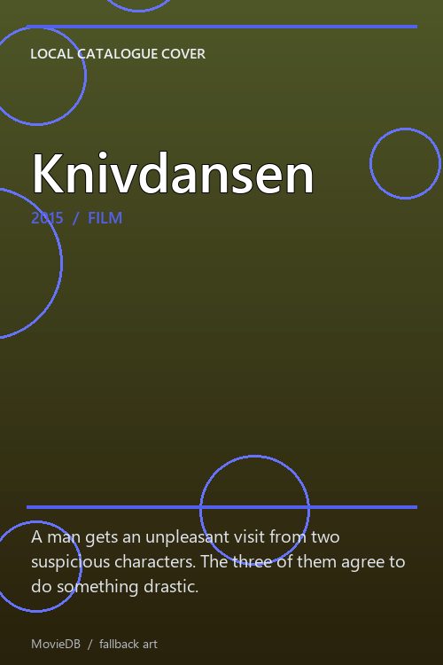 Knivdansen poster