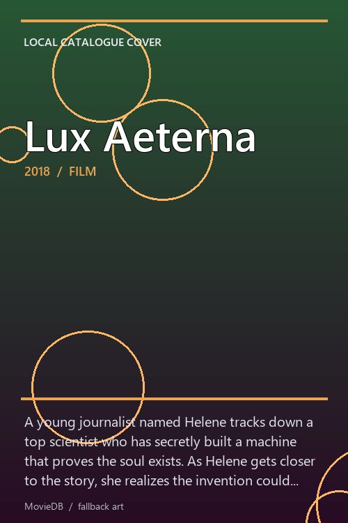 Lux Aeterna poster