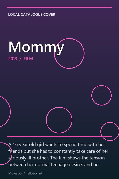 Mommy poster