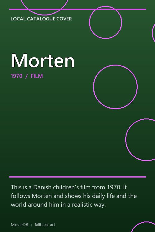 Morten poster