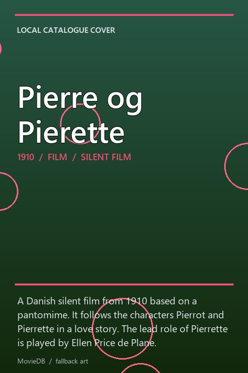Pierre og Pierette poster