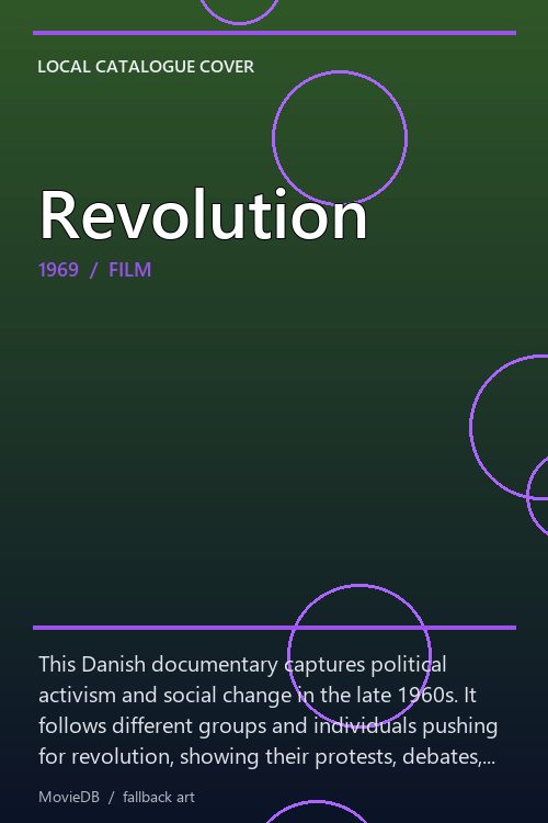 Revolution poster