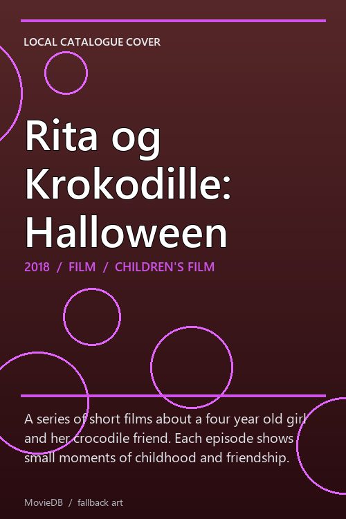 Rita og Krokodille: Halloween poster
