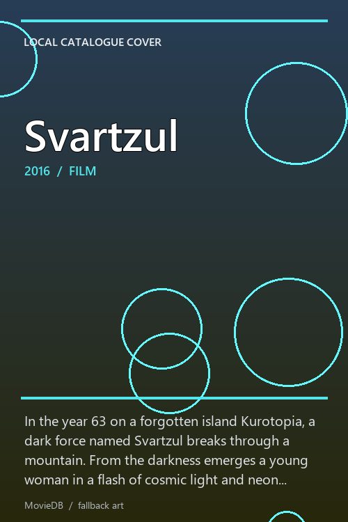 Svartzul poster
