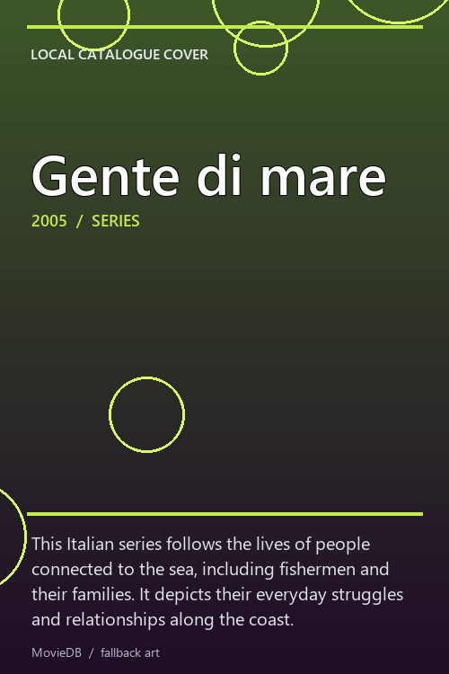 Gente di mare poster