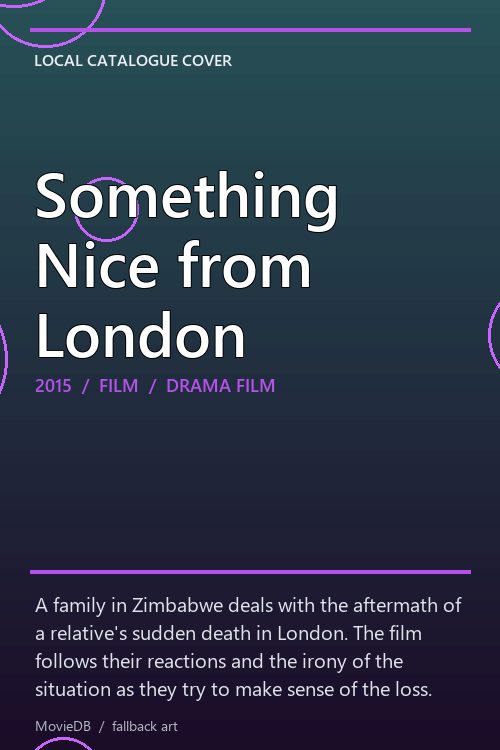Something Nice from London poster