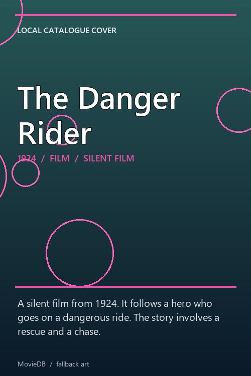 The Danger Rider poster