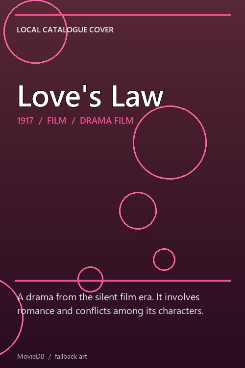 Love's Law poster