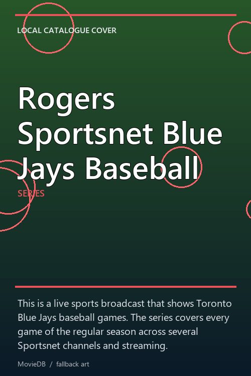 Rogers Sportsnet Blue Jays Baseball poster