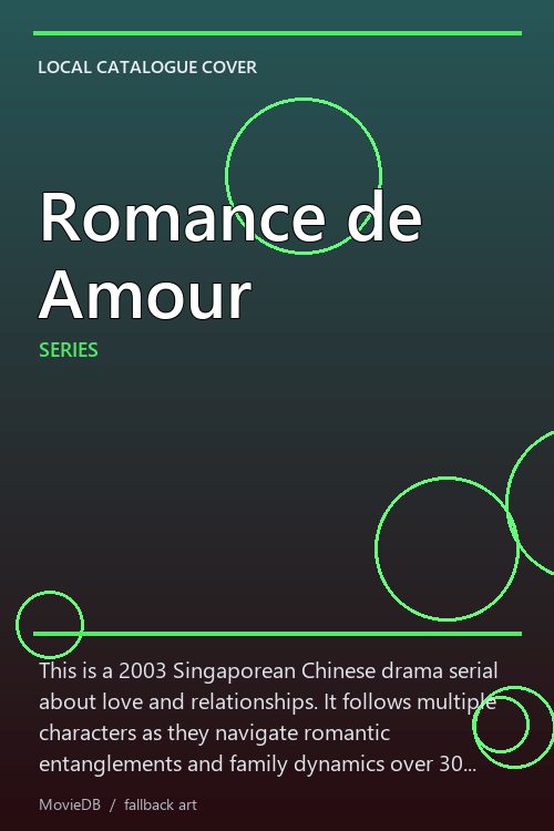 Romance de Amour poster