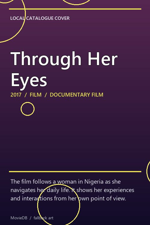 Through Her Eyes poster