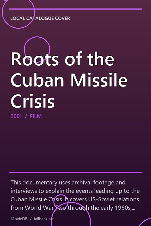 Roots of the Cuban Missile Crisis poster