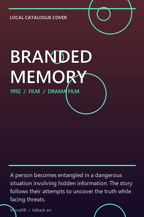 BRANDED MEMORY poster