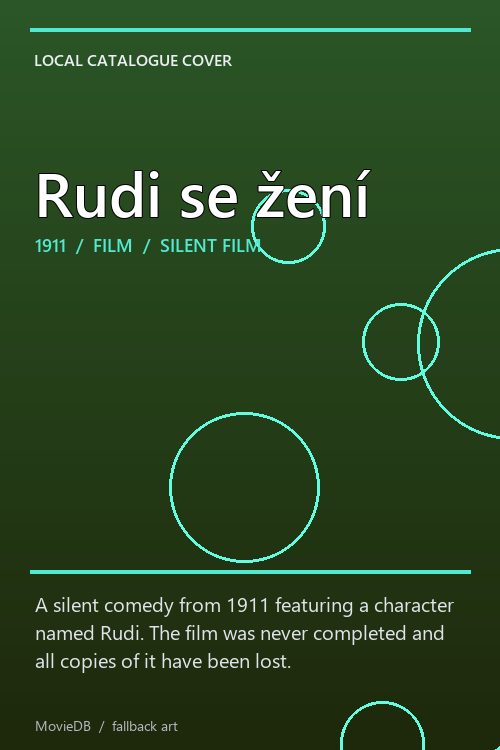 Rudi se žení poster