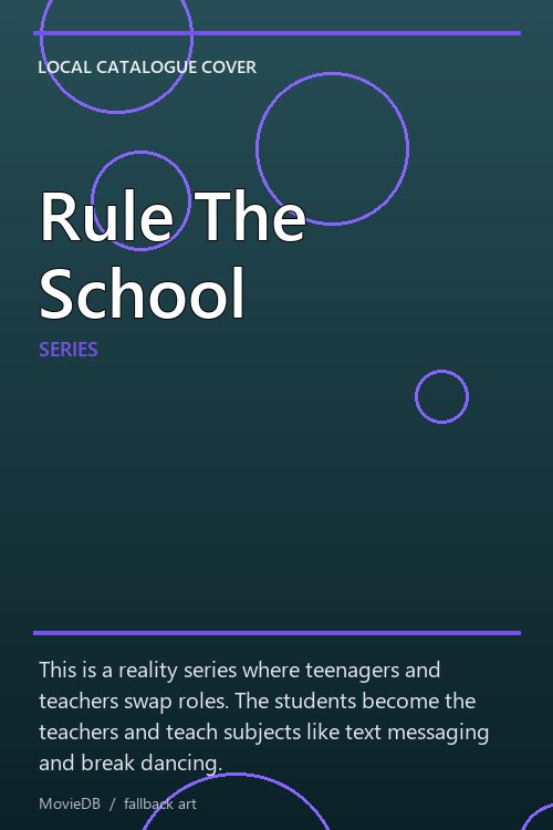 Rule The School poster