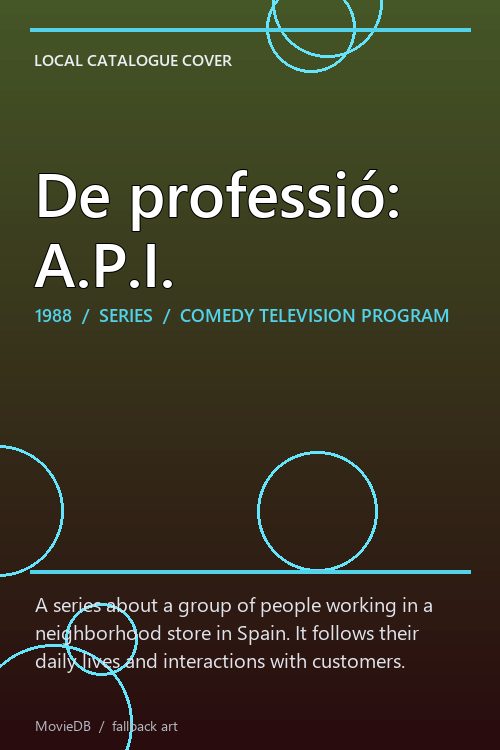 De professió: A.P.I. poster