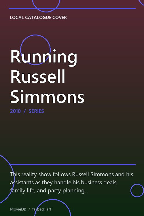 Running Russell Simmons poster