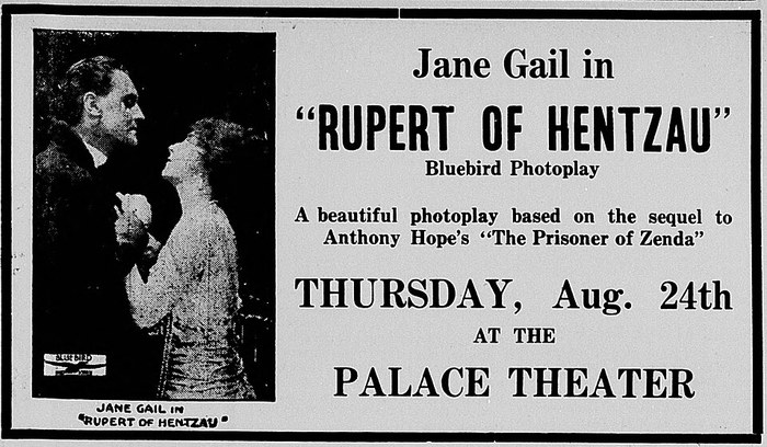 Rupert of Hentzau poster