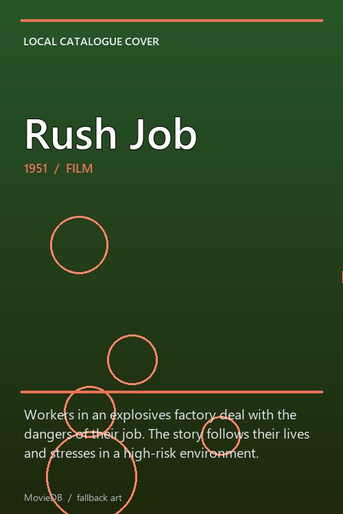 Rush Job poster