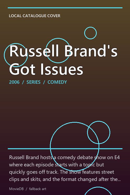 Russell Brand's Got Issues poster