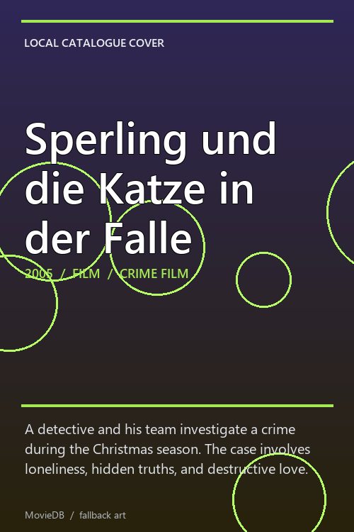 Sperling und die Katze in der Falle poster