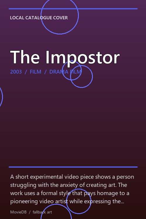 The Impostor poster