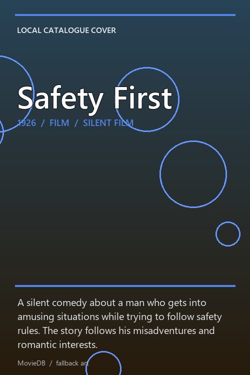 Safety First poster