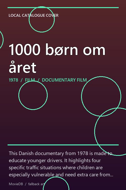 1000 børn om året poster
