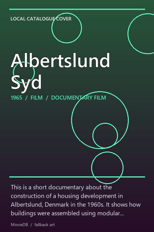 Albertslund Syd poster