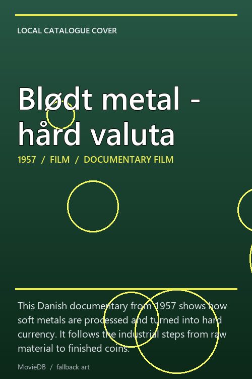 Blødt metal - hård valuta poster