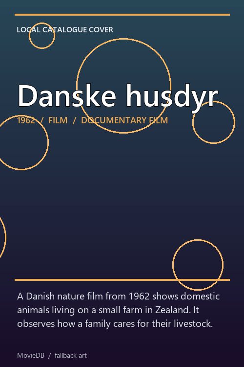 Danske husdyr poster