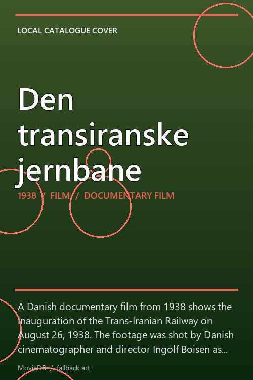 Den transiranske jernbane poster