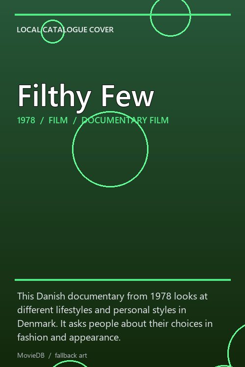 Filthy Few poster